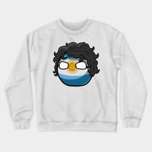 Argentina Polandball Javier Milei Countryball Crewneck Sweatshirt